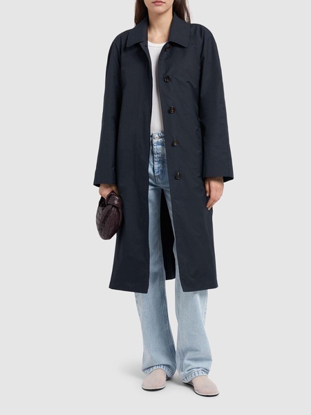 Orleans twill trench coat