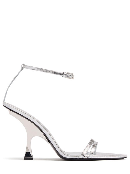 95mm Ester metallic leather sandals