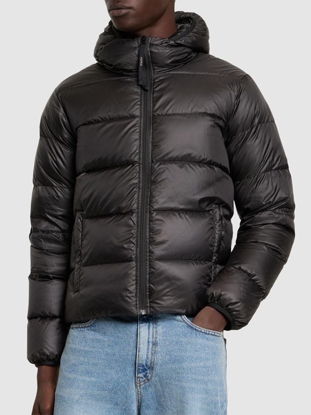 Light nylon puffer jacket