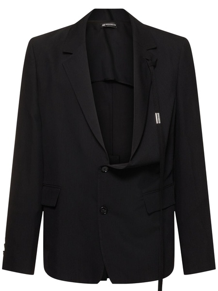 Galm deconstructed asymmetric blazer