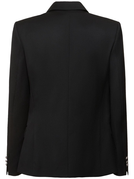 Wool single breasted blazer