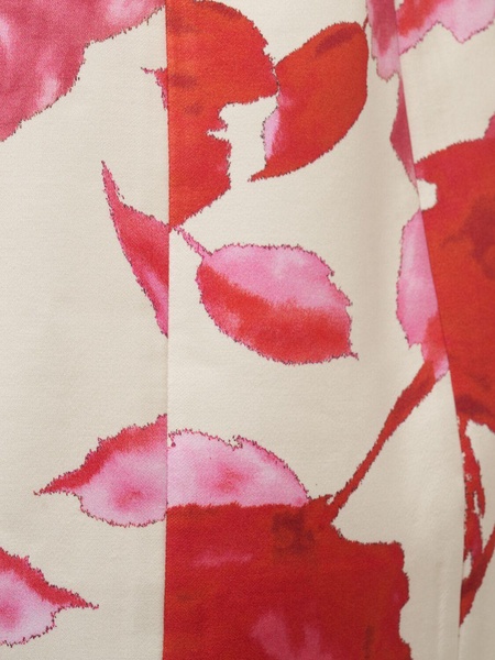 Printed satin mini dress