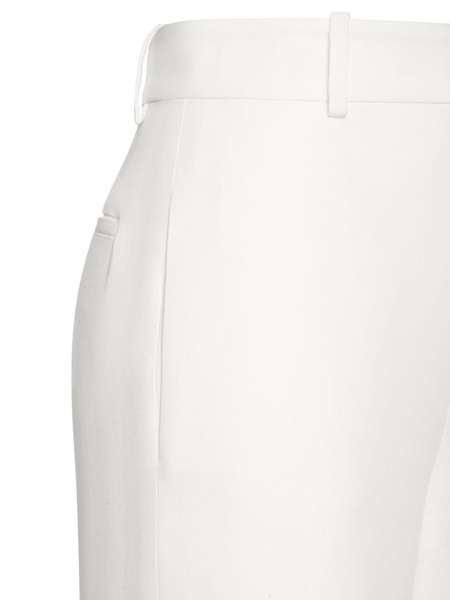 Silk cady high rise wide pants