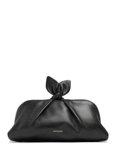 Bow Tie leather clutch