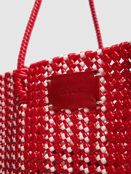 Large mesh tote bag