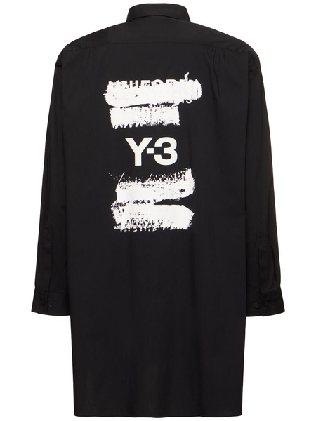 GFX logo cotton blend shirt