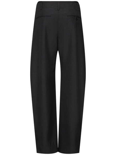 Curved volume tailored pants