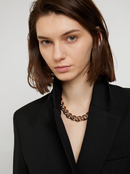 Wishbone collar necklace