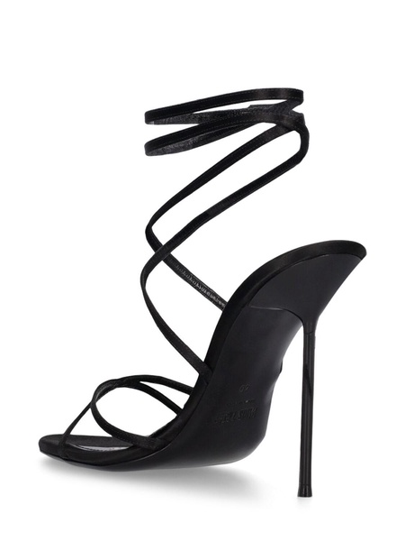 105mm Liz satin sandals
