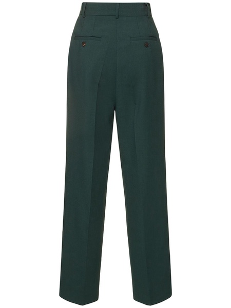 Bea pleated tech twill pants