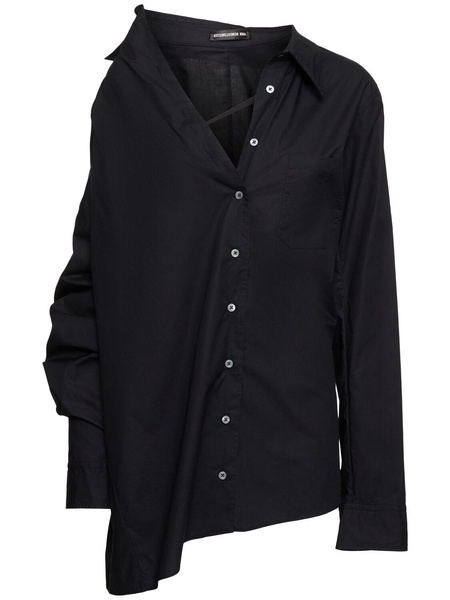 Julia cotton poplin drop shoulder shirt