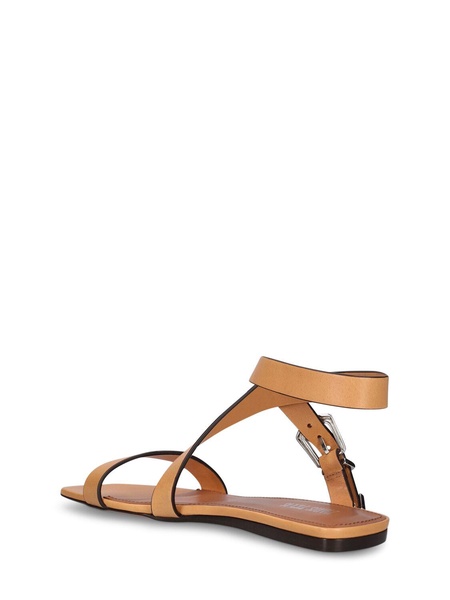 10mm Lauren leather flat sandals