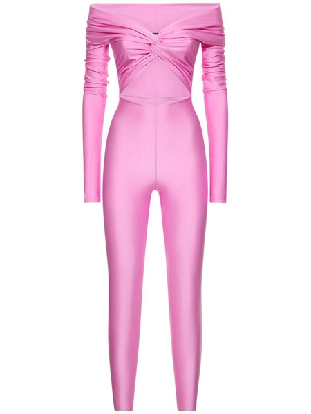 Kendall shiny stretch lycra jumpsuit