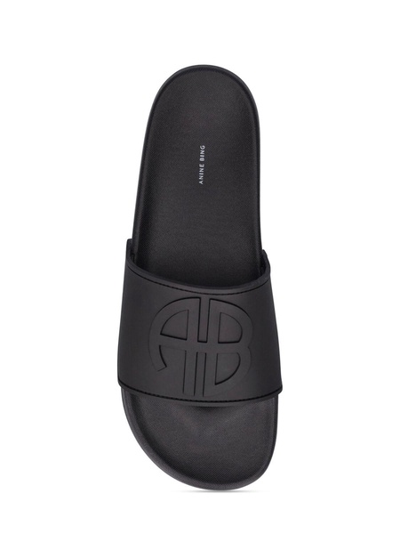 Isla rubber slide sandals