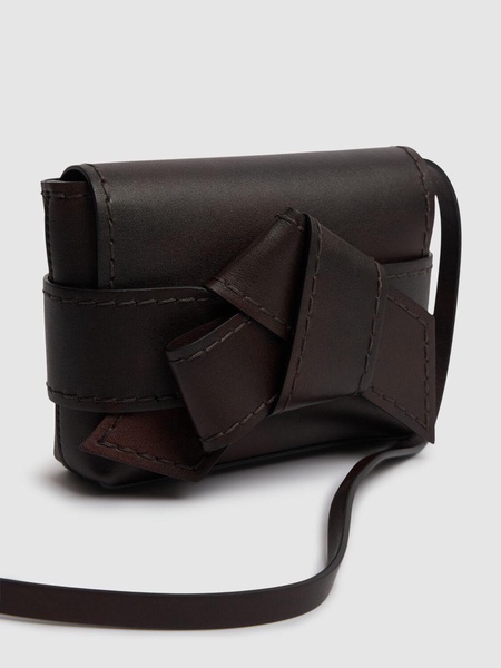 Mini Musubi leather crossbody bag
