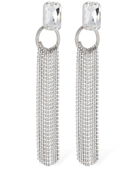 Crystal earrings w/ fringes