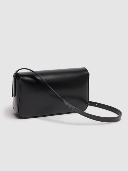 Elly high-shine leather crossbody bag