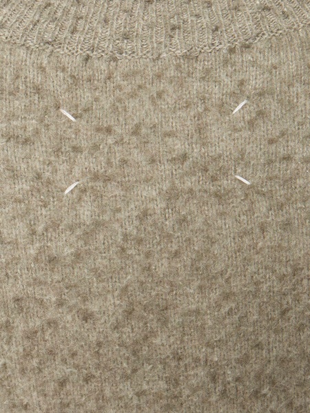 Wool & cotton crewneck sweater