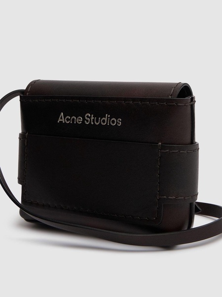 Mini Musubi leather crossbody bag