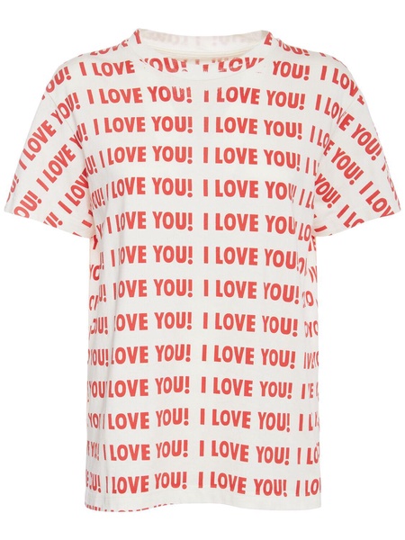 Printed jersey short-sleeved t-shirt