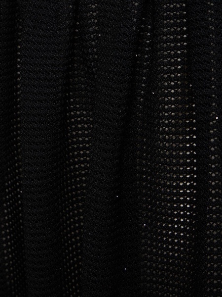 Crochet knit midi dress