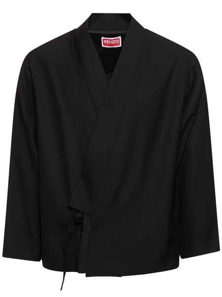Kimono wool jacket