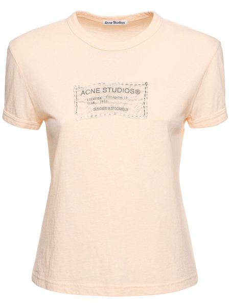 Cotton jersey logo t-shirt