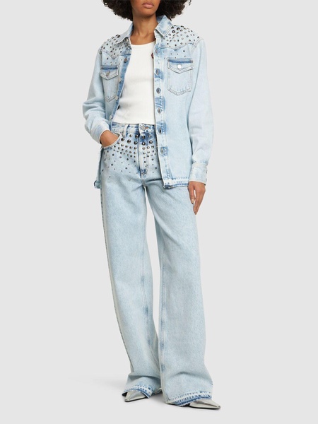 Denim jacket w/ studs
