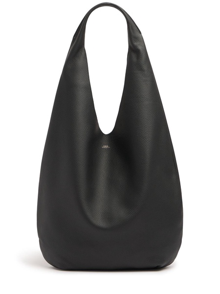 Le Neige grain leather tote bag