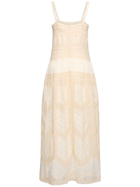 Acacia lace long dress