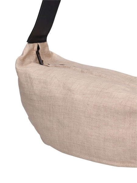 LVR Exclusive Small linen Crescent bag