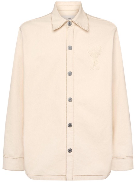 ADC logo cotton denim overshirt