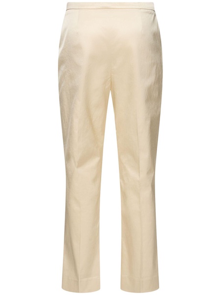 Cropped straight pants