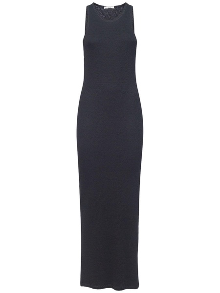 Tikea viscose jersey long tank dress