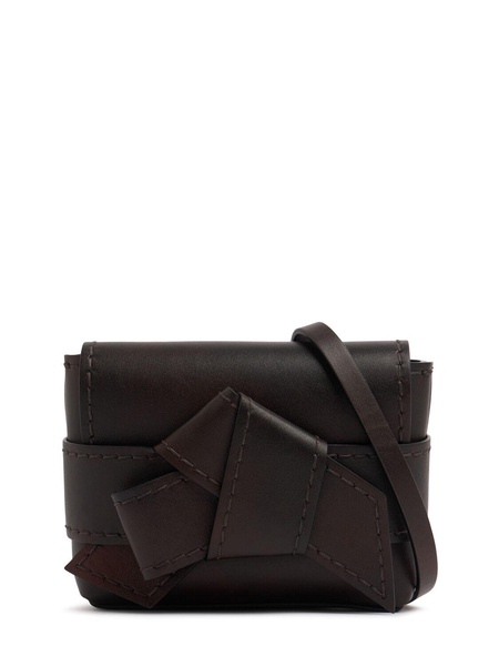 Mini Musubi leather crossbody bag