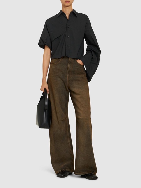Cotton poplin shirt
