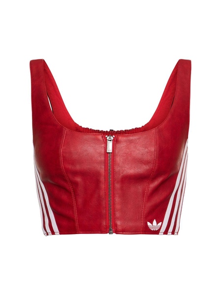 Zipped crop top