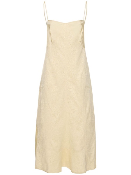Satin & lace mini dress