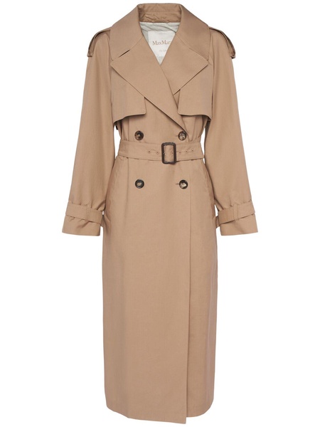 Otello twill trench coat
