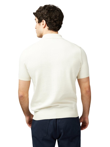 Men's Regular-Fit Textured-Knit Stripe Polo Shirt 