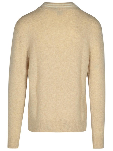 Eleventy Beige Cashmere Blend Sweater Men