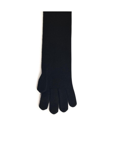 Max Mara 'Timor' Black Cashmere Gloves Women