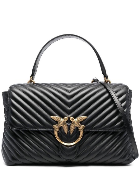 Pinko Big Lady Love Bag Puff Chevron