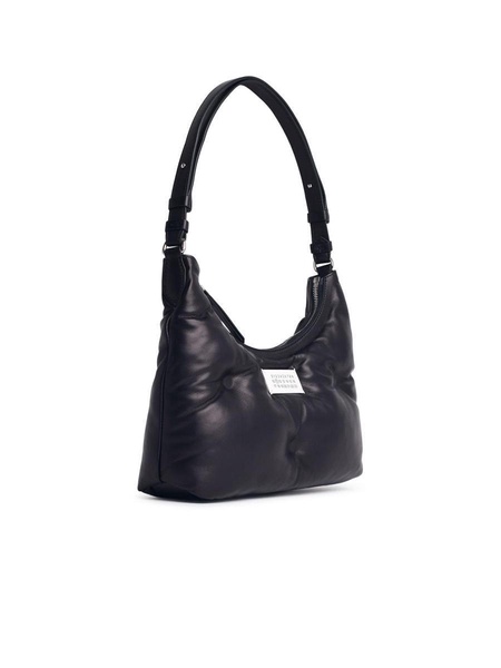 Maison Margiela 'Hobo Glam Slam' Black Leather Bag