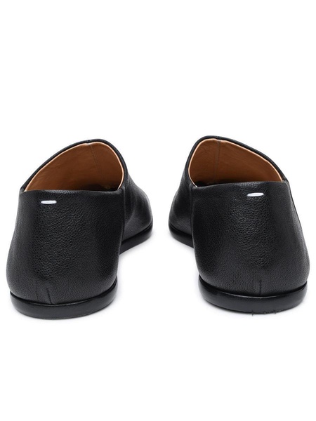Maison Margiela Tabi Loafers In Black Leather Men