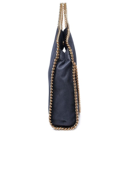 Stella Mccartney 'Falabella' Tote Bag In Navy Recycled Polyester Blend Women
