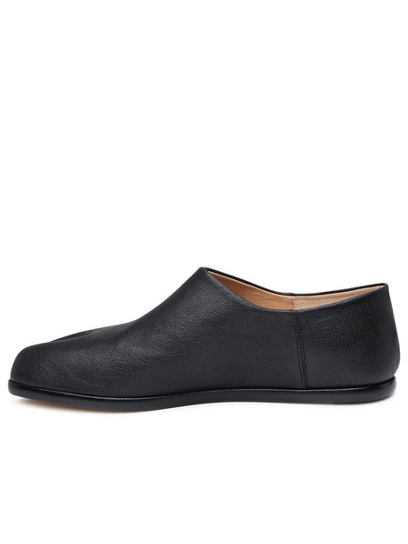 Maison Margiela Tabi Loafers In Black Leather Men
