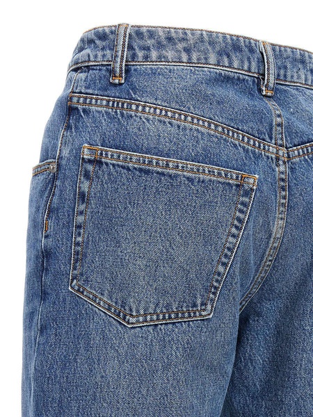 Alexander Wang 'Dip Side Lace Undie' Jeans