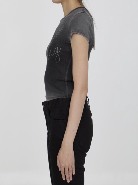 Crystal Hotfix Tee In Jersey