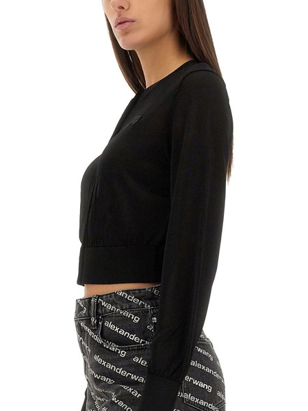 T By Alexander Wang Cropped Cardigan